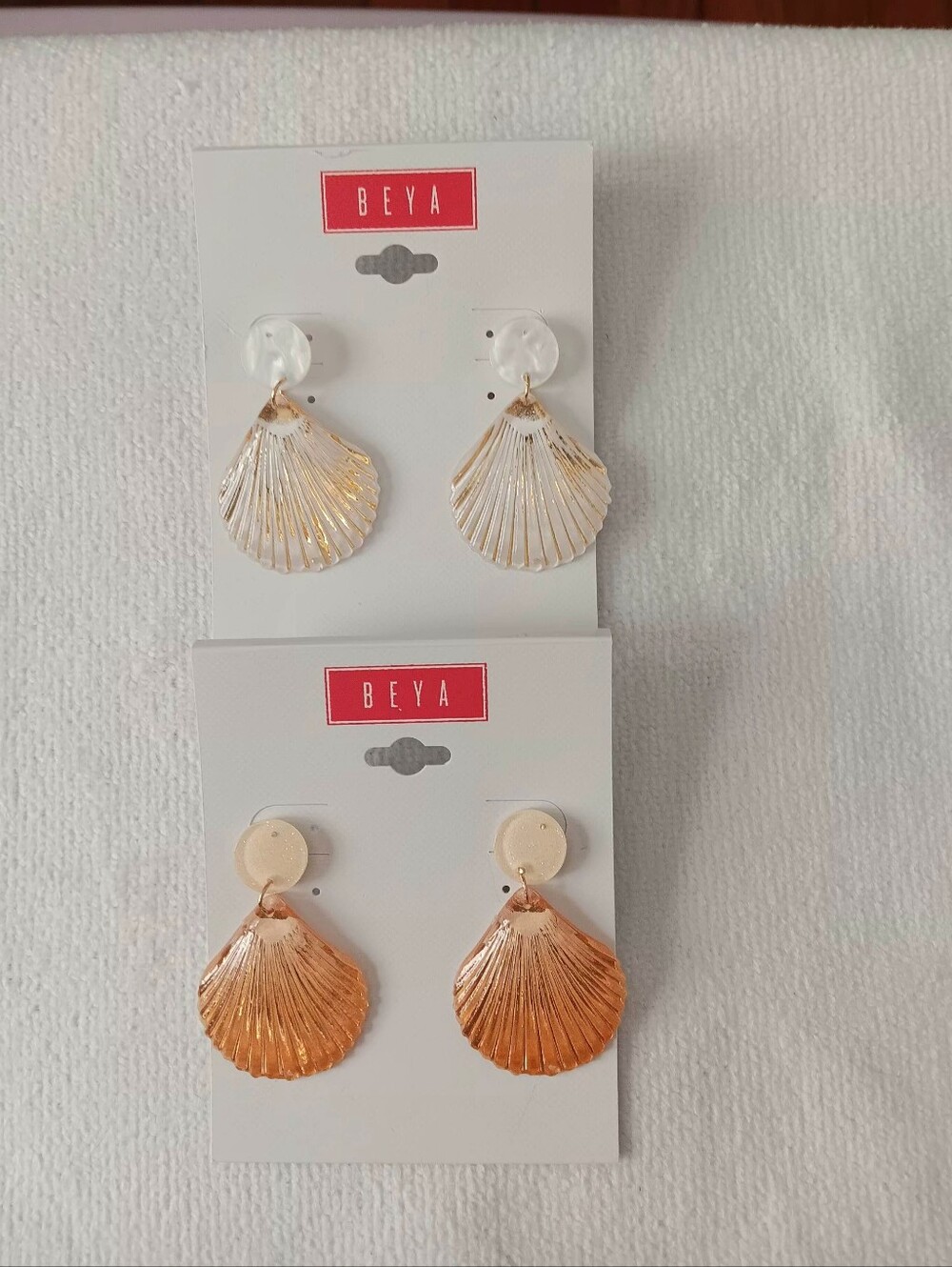 Shell Drop Earrings - Picture 6 of 9